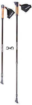 Montem Pro Walker Nordic Fitness, Trekking, and Hiking Poles - One Pair (2 Poles) - Collapsible, Ultra-Lightweight, Quick Locking, Weather-Resistant, and Ultra Durable (with Gloves & Cork Grip)