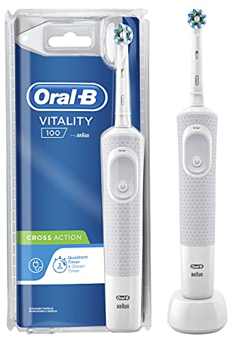 Oral-B Vitality 100 Crossaction Rechargeable Electric Toothbrush White
