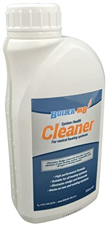 Boiler-m8 Central Heating System Health Cleaner Concentrate Sludge and Limescale Removal Fluid 500ml