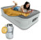 Lussuoso letto ad aria singolo Huddle con tecnologia brevettata SlumberGuard™ a doppia pompa | Materasso gonfiabile con pompa incorporata | Comodo materasso gonfiabile | Singolo, Matrimoniale, King
