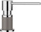 BLANCO Lato Dispensador de detergente para lavavajillas, Color Gris volcánico/Cromo, Apto para Todos los grifos de Cocina BLANCO, fácil de llenar Desde Arriba, dispensador de jabón, Requiere Orificio