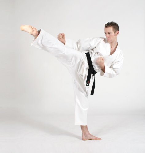 DEPICE Ippon Tuta da Karate, Bianco, 160 Unisex-Adulto