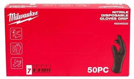 nameGUANTE DESECHABLE NITRILO NEGRO C/50 T-XL (10) REF,4932493236 MILWAUKEE