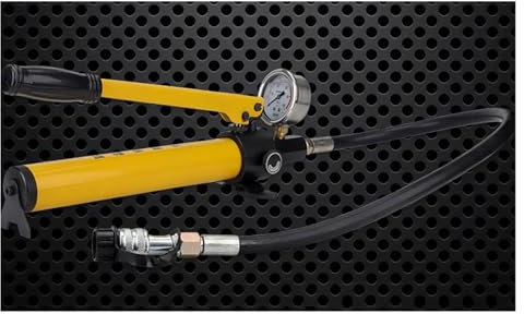 CP-180 Pompa manuale idraulica CP-700, stazione idraulica della pompa idraulica manuale SUNBING (Color : CP-600 manual pump+gauge)