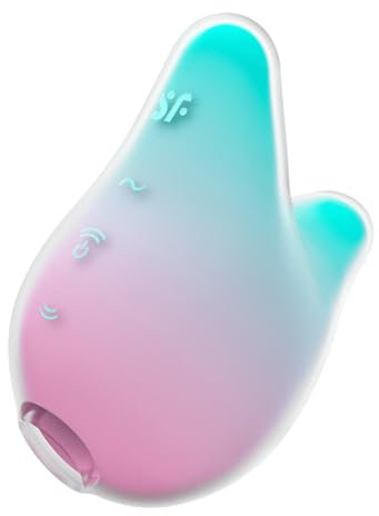 Satisfyer Mermaid Vibes Druckwellen-Vibrator | Klitoris-Stimulation | 11 Druckwellen- und 12 Vibrationsprogramme | Wasserdicht (IPX7) | Hautfreundliches Silikon | Adult Sex-Spielzeug Farbe: Mint
