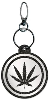 Reflexy Cannabis Blatt Reflektoranhänger - Recycling-Filz Fußgängerreflektor Reflektor-Anhänger Cannabis Gras Weed Marihuana Haschisch Hanf Kiffen Rauchen Rauschmittel Drogen Legalisierung