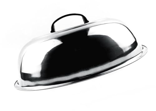 Wok-Deckel, Wok-Pfannendeckel, Topfdeckel, Edelstahl, Wok-Deckel, Edelstahl, Backgeschirr, Topfdeckel,Wok-Abdeckung Abdeckung Braten Abdeckung für die Küche (32cm)