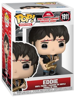 Funko POP! Movies: Rocky Horror Picture Show - Eddie | Offizielles Horror Merch - Vinyl Sammelfigur als Regal Deko - Geschenkidee zum Geburtstag für Fans und Sammler