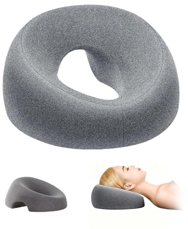 tintoke massage huvudkudde för säng, massage huvudkudde säng, massage huvudkudde ansiktskudde, massagesäng huvudkudde kudde, används i skönhetssalonger, för massage, akupressur osv. Grå
