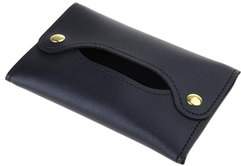 Travel Friendly Tissue Dispenser Case Stylish Tissue Organizers Bag Practical PU Leather Case For Daily Use Hygiene