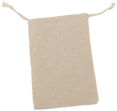 UTHCLO Sacchetti in Juta e Lino 15x20cm Coulisse 10 Pezzi Sacchetti Regalo Facili da Chiudere per Bomboniere e Confetti