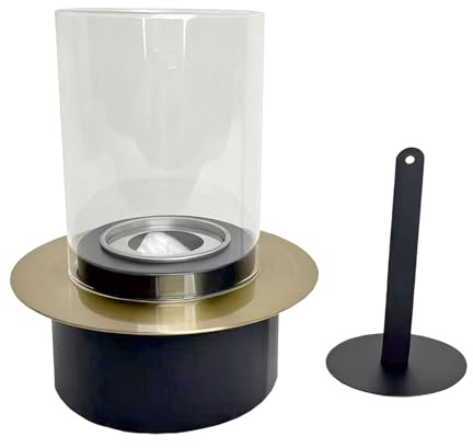 Foyer De Table – Mini Brûleur De Chauffage sans Flamme, Bol À Au Propane, pour Camping, Jardin, Arrière-Cour, Camping-Car, Source De Chaleur, Décoration D'accentuation | Soirée Terrasse Ambiance F