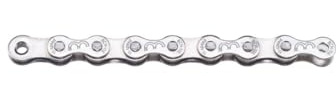 BBB Cycling E-PowerLine 11-Speed Cycling Chain Fahrradkette mit SmartLink QuickLink Inklusive Fahrradkette für 11-Fach-Kettenfahrräder 136 Links Silber Vernickelung BCH-11E