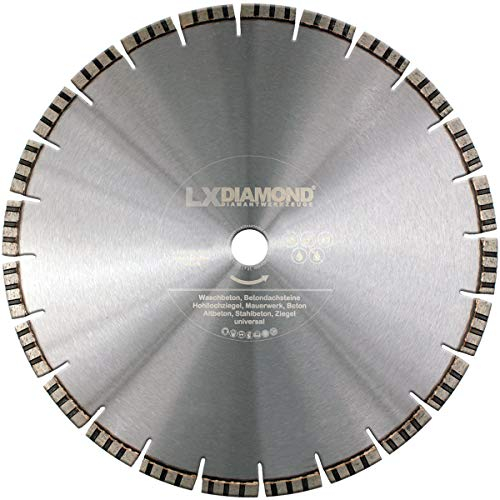 LXDIAMOND Diamant-Trennscheibe 300mm x 20,0mm Premium Laser Diamantscheibe Betonscheibe für Stein Beton Stahlbeton Universal passend für Steinsäge Trennschleifer Motorflex Fugenschneider 300 mm