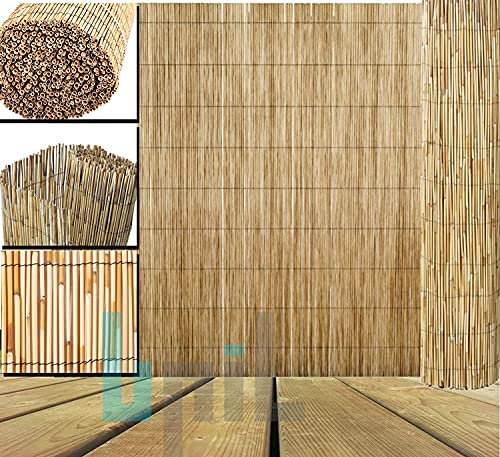 BPIL Natural Reed Screen Roll (1.8m x 4m) for Outdoor Privacy, Garden, and Patio – Eco-Friendly, Durable Reed Fencing for Fence Covering, Privacy Screens, & Decorative Use