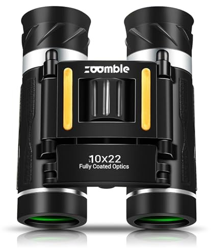 Zoomble® Fernglas inklusive Kordelzug und Tragetasche - 20x22 - Kompakt - Fernglas Vogelgläser - Geeignet für Vogelbeobachter - Erwachsene & Kinder - Fernglas