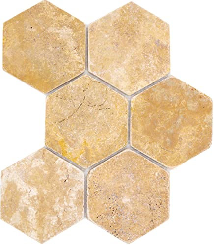 Mattonelle a mosaico in pietra naturale, travertin bianco opaco da parete, pavimento, cucina, bagno, doccia, 1 tappetino