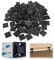 Base perfetta per fascette,Supporto per fascette base di montaggio,base di montaggio a vite,Portacavi autoadesivo,Base a vite autoadesiva,Per cavo di alimentazione,18.5X18.5X6.4mm,nero,100 pezzi