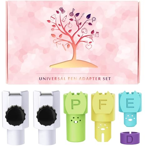 Universal-Stiftadapter-Set, kompatibel mit Cricut Joy und Joy Xtra, geeignet für alle Stifte mit harten Spitzen unter 0,47