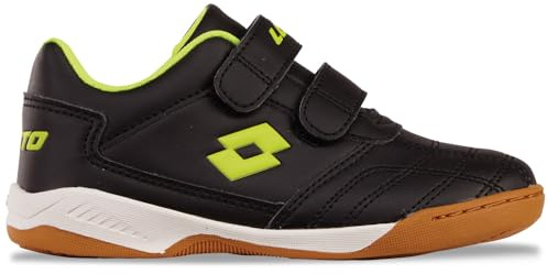 Lotto Unisex barn Pacer K sneakers, Svart fr gul, 33 EU
