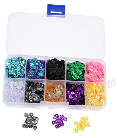 ULDIGI 1 Schachtel Hübsche Pailletten Lose Schmuck-pailletten-accessoires Diy-kleidungspailletten Handgefertigtes Kleidungszubehör