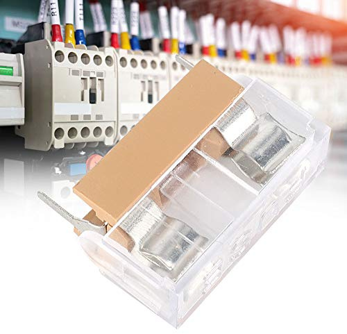 Tissting 20 Stück Sicherungshalter, Sicherungshaltergehäuse mit Transparenter Doppelterminals Sicherung Abdeckung Leiterplattenmontage-Haltergehäuse für 5X 20 Sicherungen