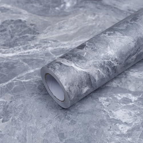 FEILAYS Självhäftande tapet självhäftande film retro väggtapet möbelfolie industriellt utseende väggdekoration vardagsrum kökstapet tvättbara tapeter sovrum vintage shabby badrumsdekoration 40 cm × 5