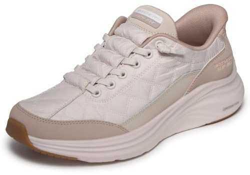 Skechers Sneakers Mujer Contour Foam - Cozy Fit Verde | Slip-Ins, Contour Foam; entresuela ligera que se adapta a la forma única del pie, espuma viscoelástica refrigerada por aire