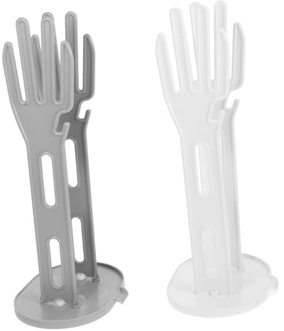Ipetboom 2pcs Glove Rag Hanger Sturdy Drying Rack for Kitchen Sink Stand Towel Holder Multipurpose Storage Organizer