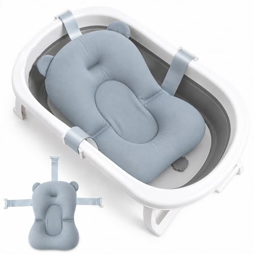 Inserto per vasca da bagno per bambini, cuscino per vasca da bagno, seggiolino da bagno per neonati, sedile per vasca da bagno per neonati, sedile per vasca da bagno (senza vasca)