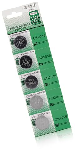 Paquete de pilas de botón CR2016 CR2016 de 3 V, pilas de litio para relojes, calculadoras y dispositivos electrónicos pequeños