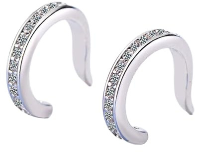 Ear Correctors, Silver Ear Clips for Women, Adjustable Ear Corrector Clip for Protruding Ears Suitable for Daily Accessory Dressing and Special Occasions