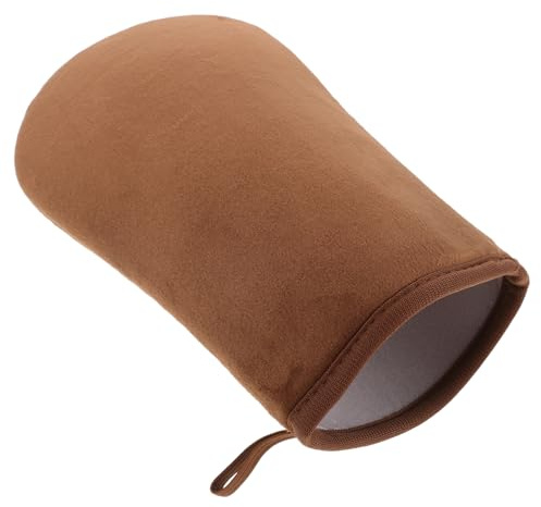JHKNNK Guanto Autoabbronzante in Materiale Felpato per Applicazione Uniforme Lozione Corpo, Applicatore Posteriore Riutilizzabile per Abbronzatura Sicura e Comoda senza Sole, Strumento
