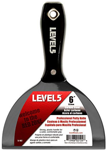 Level 5 Tools 5-162 Putty Knife,CS,Nylon Handle,6