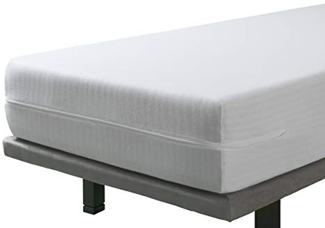 Savel - Matratzenbezug atmungsaktiv 70 x 140 cm perfektem Sitz Matratzenschoner Bezug Reißverschluss Gewebe Baumwolle.