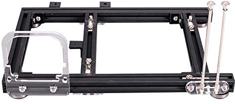 DIY Open Frame ITX Computer Case, Disipación Calor de Aleación Aluminio PC Computer Chasis para ITX, 5 Soportes Negros, 1 Caja de Herramienta Auxiliar, 1 Caja de Tornillo