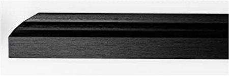 Gedotec Möbelgriffe Aluminium | 1 Stück - Falttüren-griffe Möbel | SKALA | Schwarz gebürstet - schlichtes modernes Design | Länge: 200 mm | Schrankgriffe - Schubladengriffe - Küchengriffe - Türgriffe