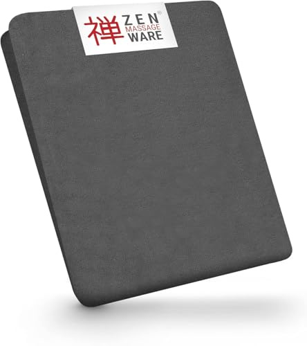 Zen - Housse pour Table de Massage — Drap-Housse Doux en éponge pour Tables de Soins, de thérapie et d'esthétique - Drap Housse Table de Massage Lavable à 60° - Accessoires de Massage (Ardoise)