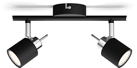 Philips Meranti Foco de superficie GU10 Negro 2x