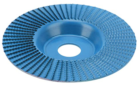 Disco per smerigliatrice angolare, disco per intaglio del legno mola 125 mm accessorio in carburo di tungsteno per la lavorazione del legno(Blu)