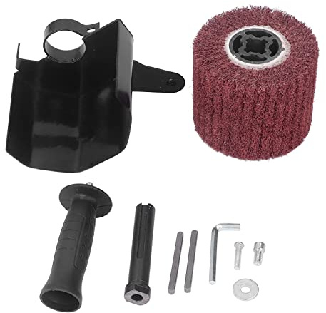 Polier-Poliermaschinen-Set, Polier-Poliermaschine Zubehör für Winkelschleifer Edelstahl-Handschleifer Polierrad M10-Winkelschleifer-Aufsatz Zum Schleifen von Holz Und Metall