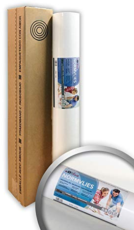 NORMVLIES 150 g Öko Renoviervlies Glattvlies Malervlies glatte überstreichbare umweltschonende Vliestapete nachhaltig weiß 18,75 m2 25 Meter Rolle 299-150-AP FSC® MIX Nr. TSUD-COC-001718-KR