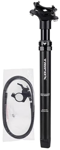 TRIFOX Sattelstütze für Mountainbike, 30,9 x 440 mm (125 mm Federweg) (Unterseitenführung)