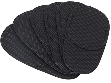 Reusable Non Woven Fabric Eye Patches for Glasses,6pcs Black Eye Patches to Cover Left Right Eye Improve Vision for Kids Adults Lazy Eye Amblyopia Strabismus