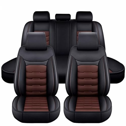 SePkus Car Seat Covers for Tesla Model S Seat Cover,NonSlip Waterproof Breathable Seat Protectors,All seasons Car Seat Covers Faux Leather Full Set
