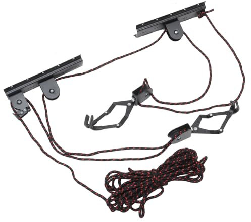 BESPORTBLE 1set Wall Bike Storage Ceiling Mount Rack Garage Bike Hanger Easy Installation for Indoor and Outdoor Use Organize Your Space Clutter
