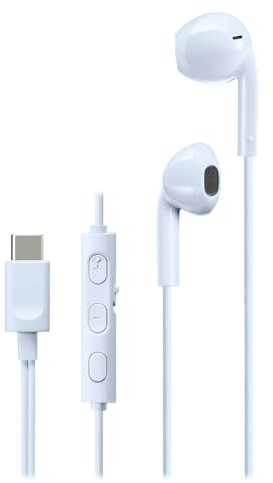 JVC HA-FR17UC-A Gumy écouteurs USB-C Intra-Auriculaires, Microphone, Bleu