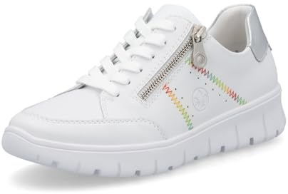 Rieker Damen Low-Top Sneaker N1313, Frauen Halbschuhe, lose Einlage