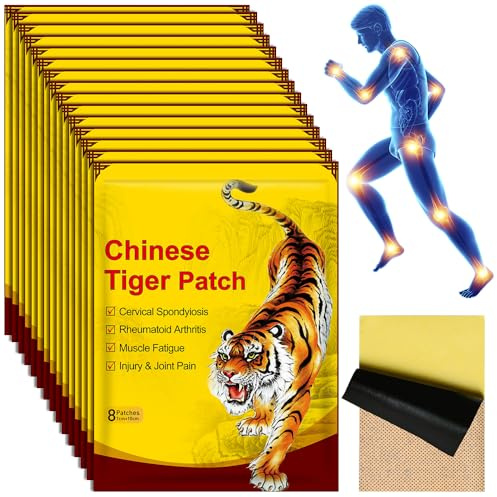 FENYW Schmerzlinderung Patch, 120 Stück Wärmepflaster, Chinesische Ferninfrarot Pflaste, Pain Relief Patch Knie, Schmerzlinderung Pflasterfür Knie, Rücken, Gelenk und Schulter-Schmerzen Muskeln
