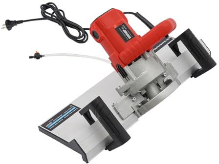 Fliesenschneider 1200W 43° Standardfase Elektrischer Fliesenabschrägungsmaschine, Tischfasgerät Fliese 13000r/min Bauwerkzeug Fliesenleger für Breite Palette Fliesen
